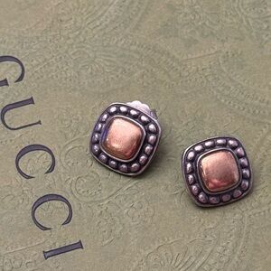 Retired James Avery Silver and Gold Earrings